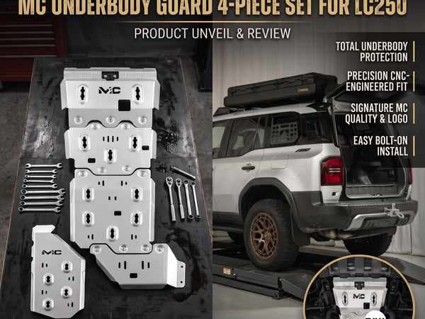 Heavy-Duty MC Underbody Guard 4-Piece Set for Toyota Land Cruiser 250