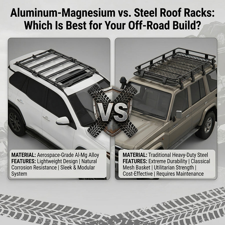 Aluminum-Magnesium vs. Steel Roof Racks: Which Is Best for Your Off-Road Build?