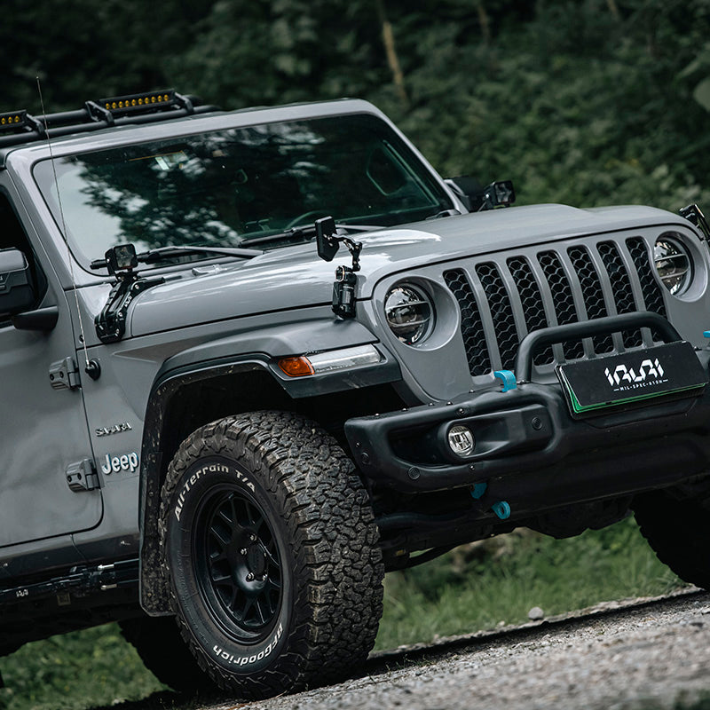"Grenade" Hood Latch & Sand Mirror Kit for Jeep Wrangler