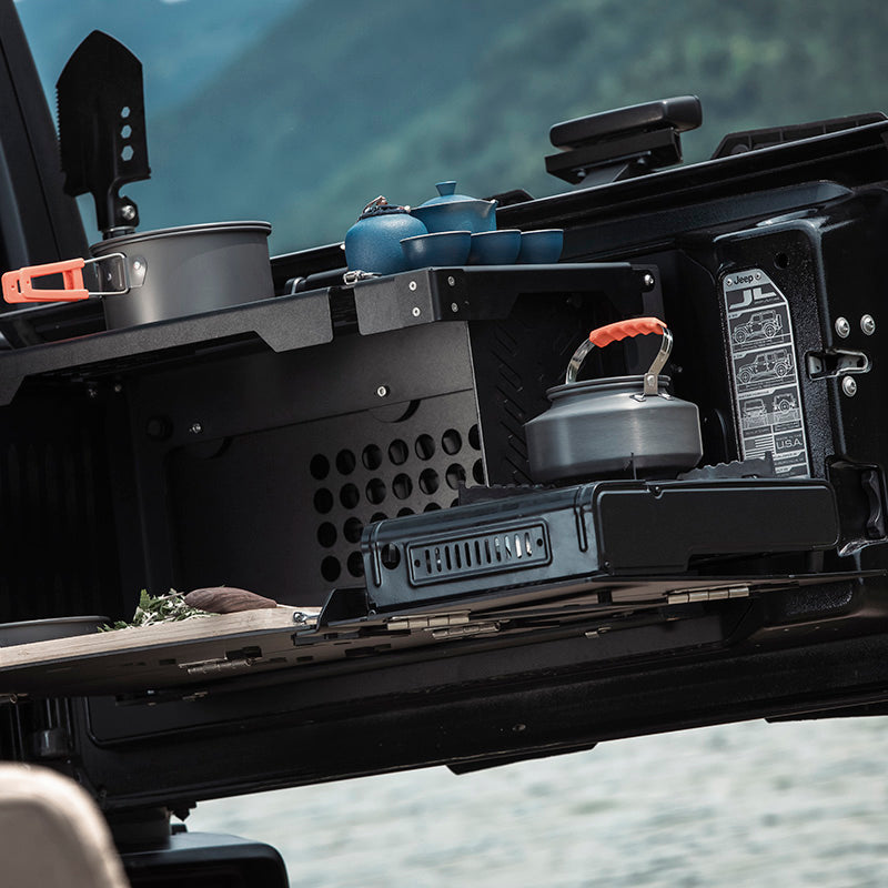 Tailgate Multi-Function Platform for Jeep Wrangler