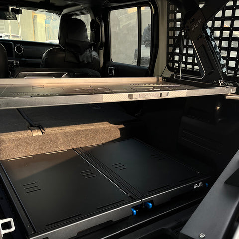 Dual-Drawer Cargo Management System for Jeep Wrangler