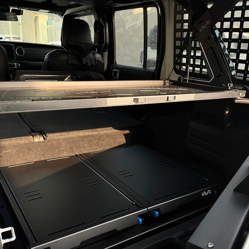 Dual-Drawer Cargo Management System for Jeep Wrangler