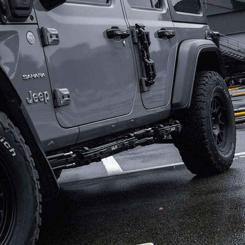 Adjustable Side Ladder for Jeep Wrangler