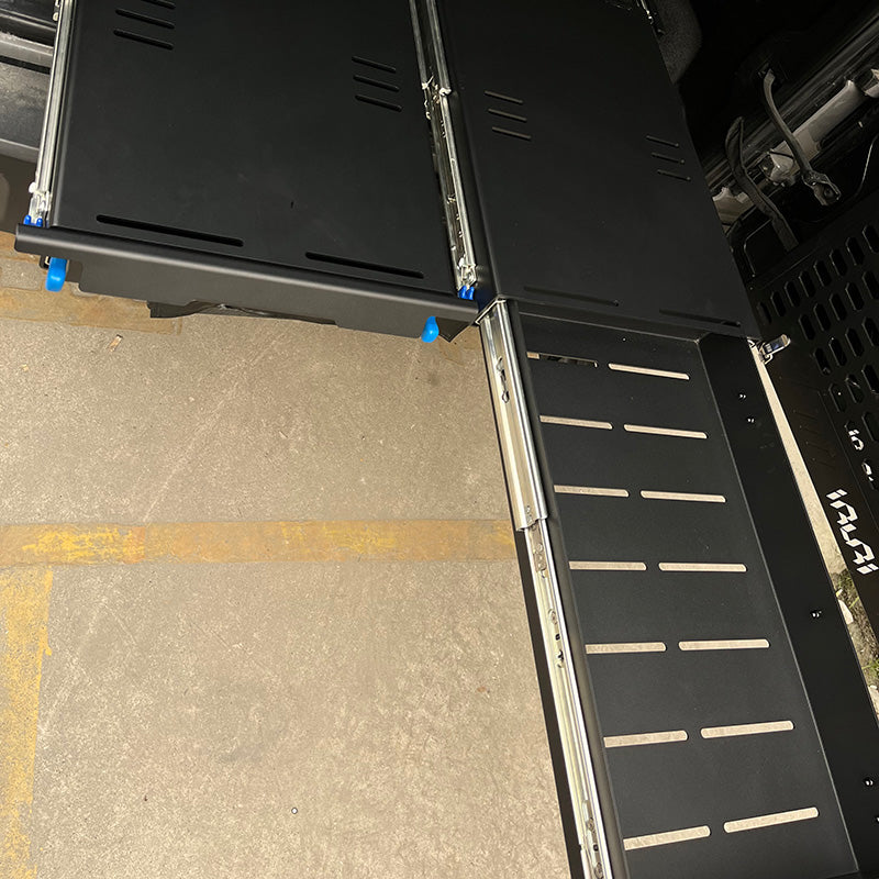 Dual-Drawer Cargo Management System for Jeep Wrangler