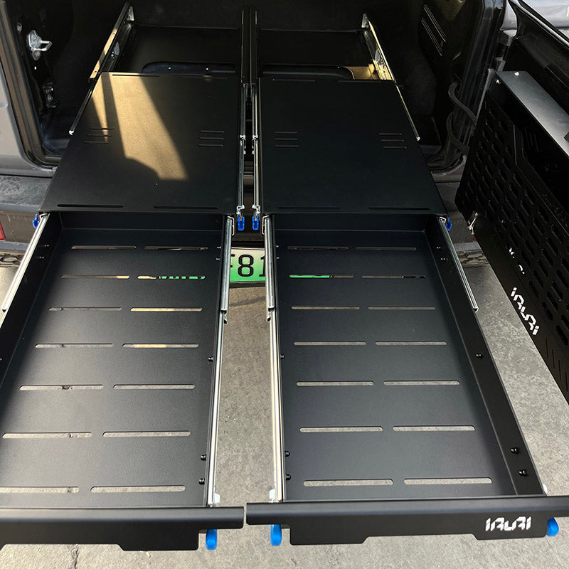 Dual-Drawer Cargo Management System for Jeep Wrangler