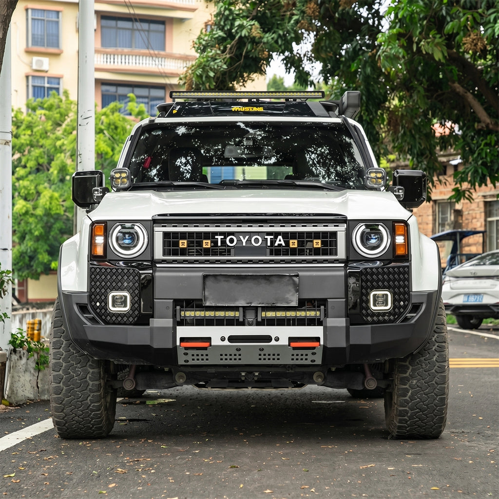 Three-lens headlights for Toyota LC250