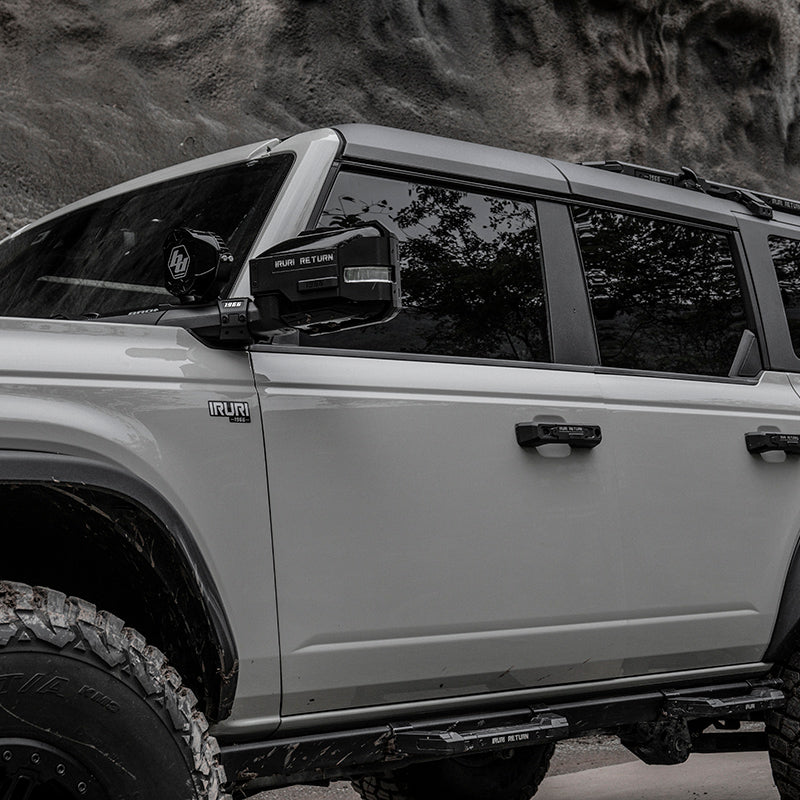 Mirror Covers with Rain Guards for Ford Bronco