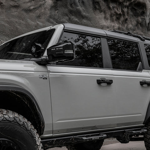 Mirror Covers with Rain Guards for Ford Bronco