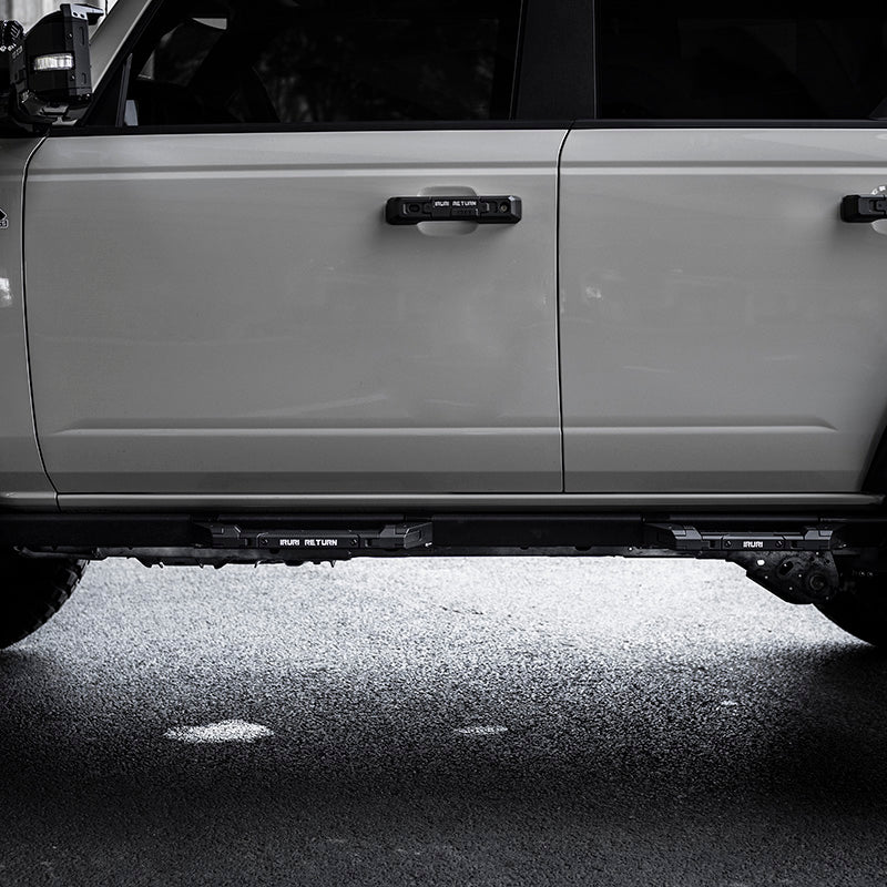Quick-Release Rock Rail Side Steps for Ford Bronco