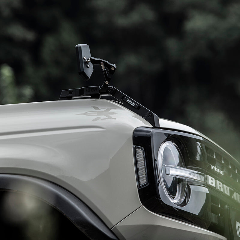 Rain Forest Diverter with Asymmetric Sand Mirrors for Ford Bronco