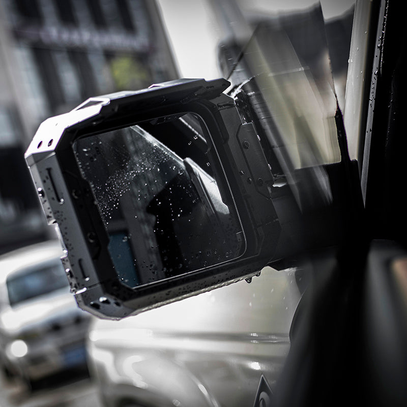 Mirror Covers with Rain Guards for Ford Bronco