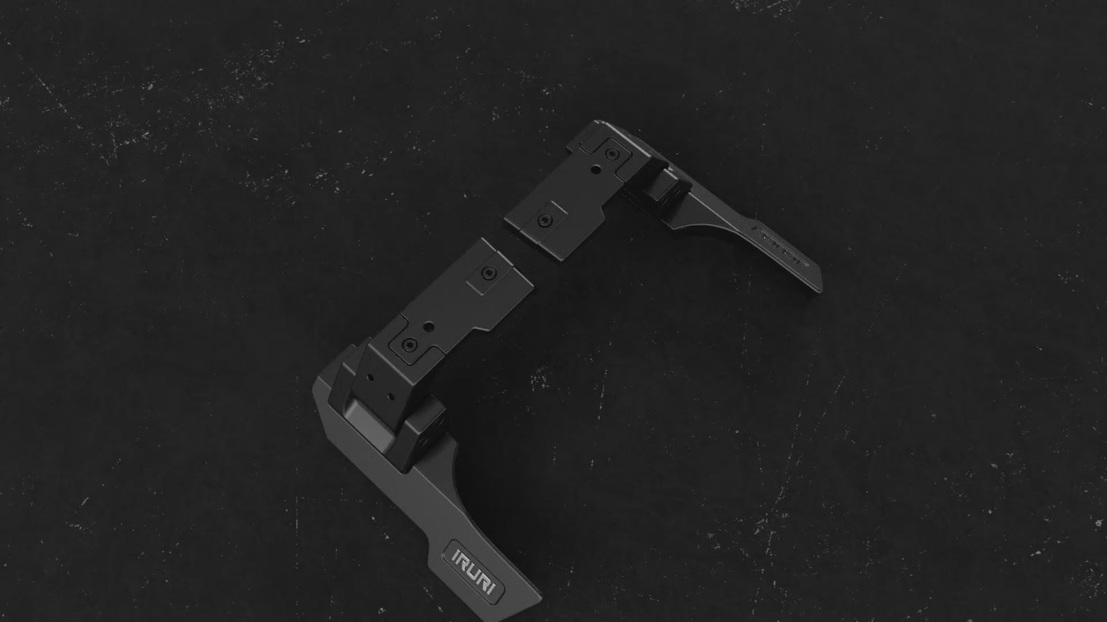 3D animated showcase video demonstrating the precise CAD fitment of the A-pillar ditch light mounts on a LC250 GX550.