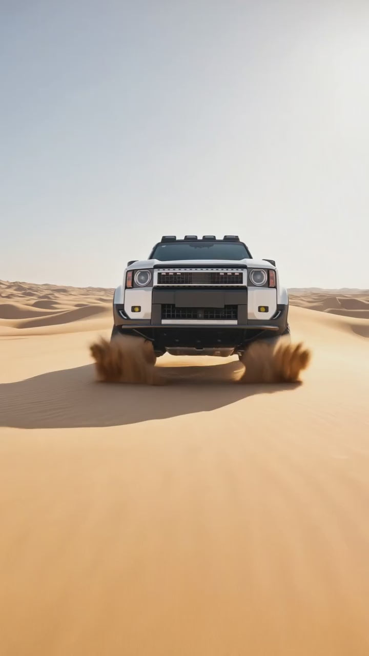 Heavy-duty steel bumper with premium scratch-resistant sand texture powder coat